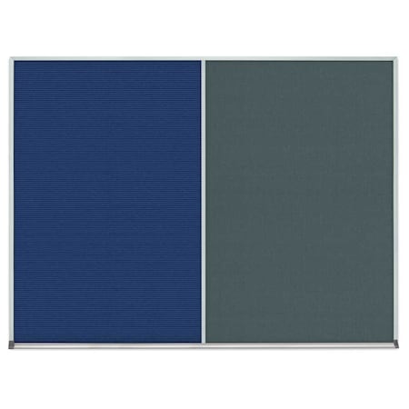 United Visual Products Single Door Radius Corkboard, 24"x36", Bla, UV7001RC-BLACK-SURF UV7001RC-BLACK-SURF